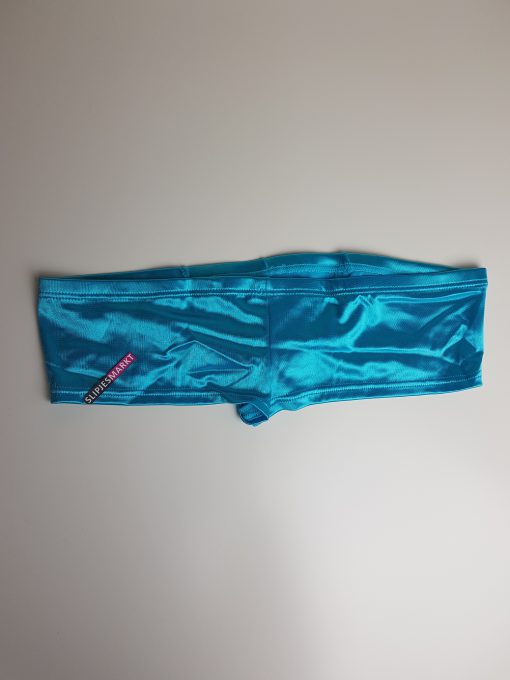 Blauwe satijnen heren hipster (laag model) - Afbeelding 3