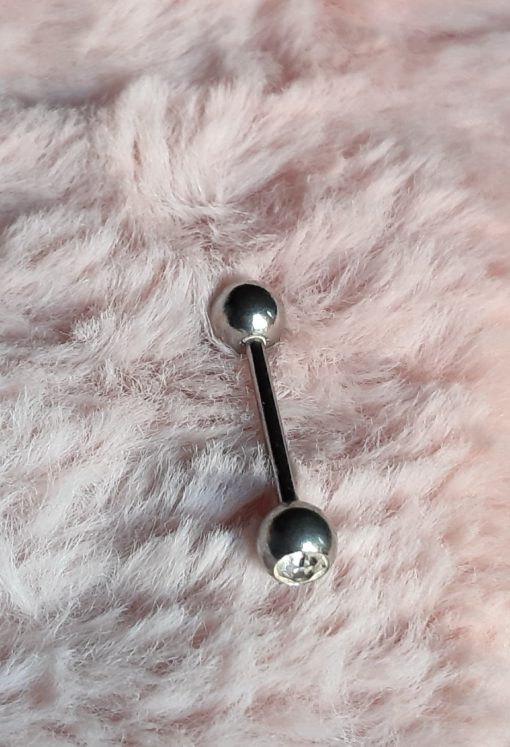 Veel gedragen tong piercing
