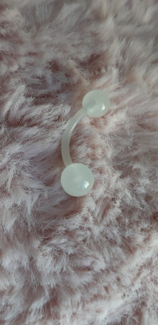 Clithood piercing glow in the dark