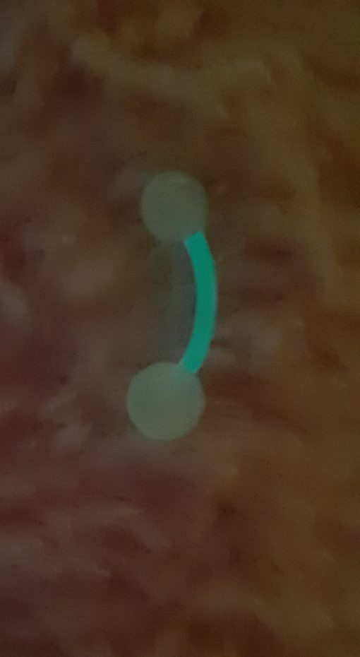 Clithood piercing glow in the dark - Afbeelding 3