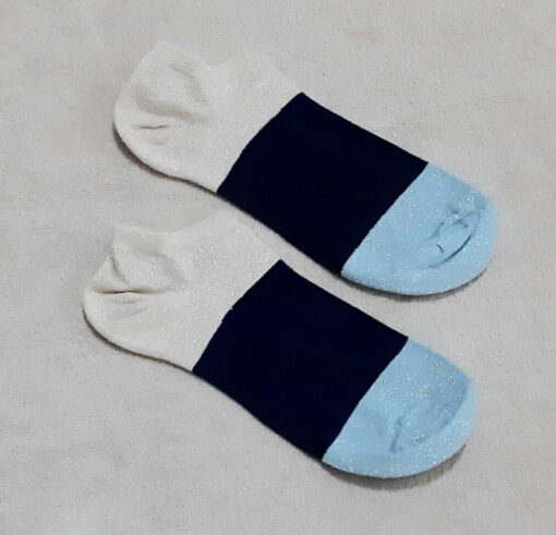 Sokjes 3 kleuren met glitter