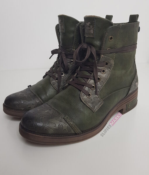 Gedragen hoge veterschoenen Mustang - Afbeelding 2