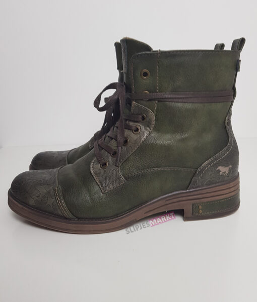 Gedragen hoge veterschoenen Mustang - Afbeelding 3