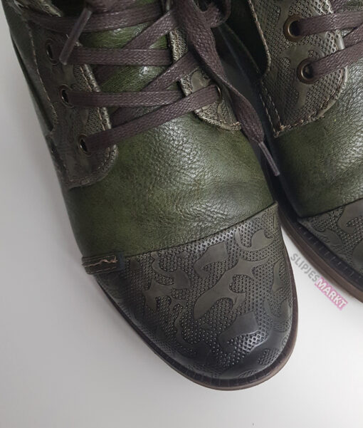 Gedragen hoge veterschoenen Mustang - Afbeelding 6