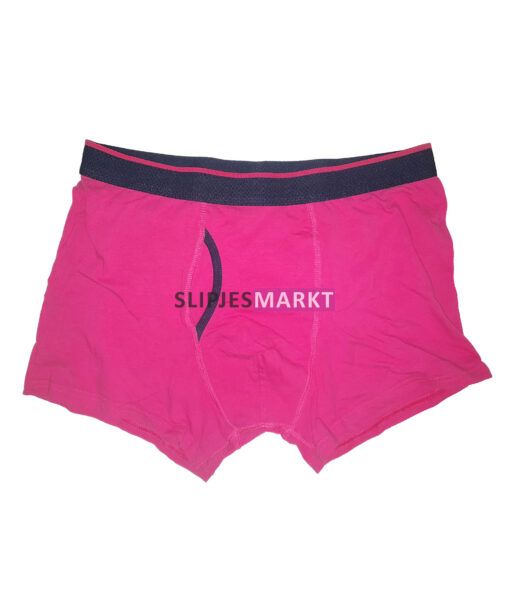 Gedragen boxershort roze