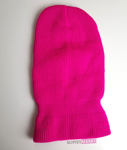 Neon roze gedragen Balaclava - Afbeelding 2