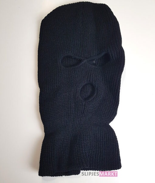 Zwarte gedragen Balaclava