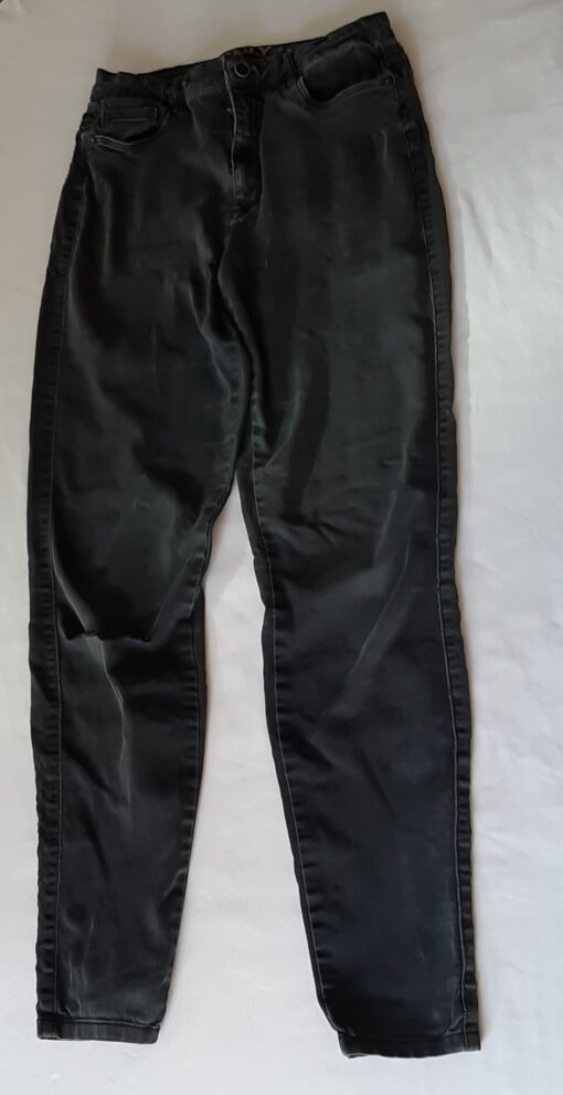 Versleten zwarte jeans - Afbeelding 2