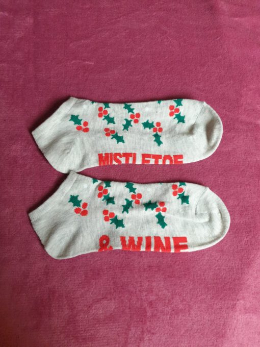 Mistletoe & wine sokjes - Afbeelding 2