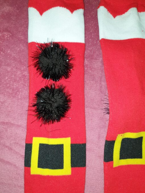 Overknees kerst sokken - Afbeelding 2