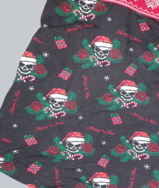 Merry X-Mas boxer met skelettenhoofden - Afbeelding 3