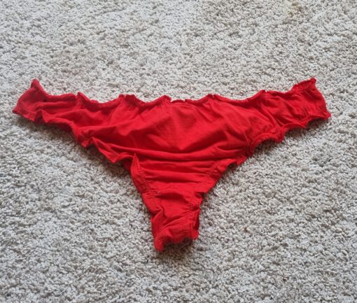 Rood slipje met tekst - Afbeelding 2