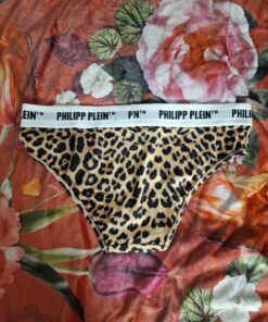 Gedragen Philipp Plein panterprint slipje - Afbeelding 3