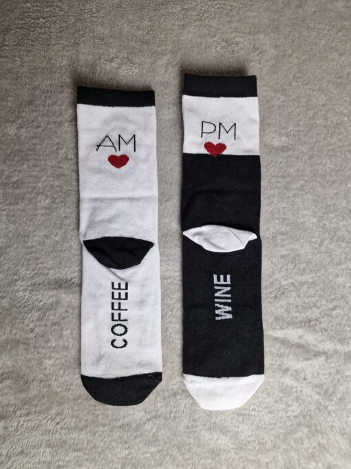 Sokken coffee wine - Afbeelding 2