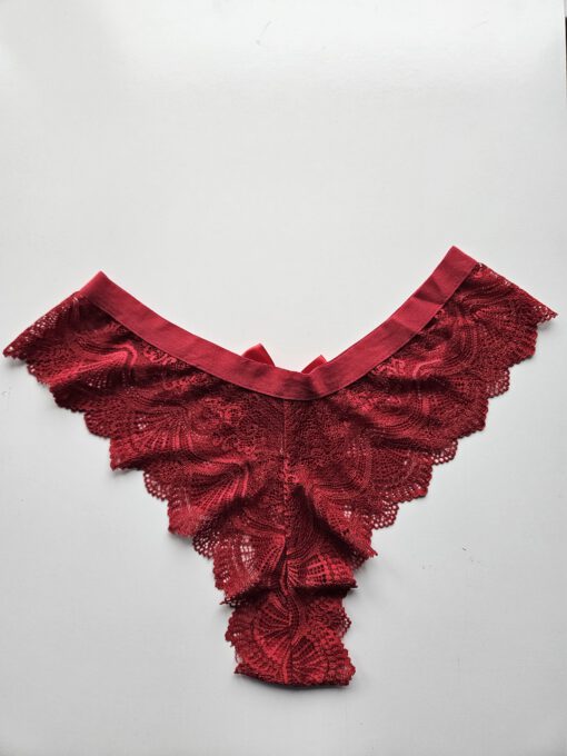 Rode slip met strikje - Afbeelding 2