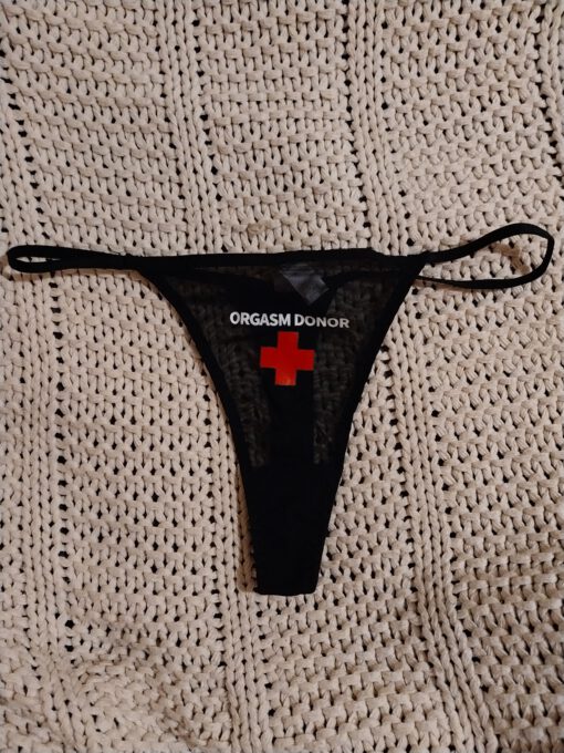 String orgasm donor