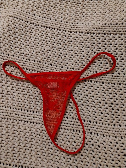 Kerst babydoll + string - Afbeelding 2