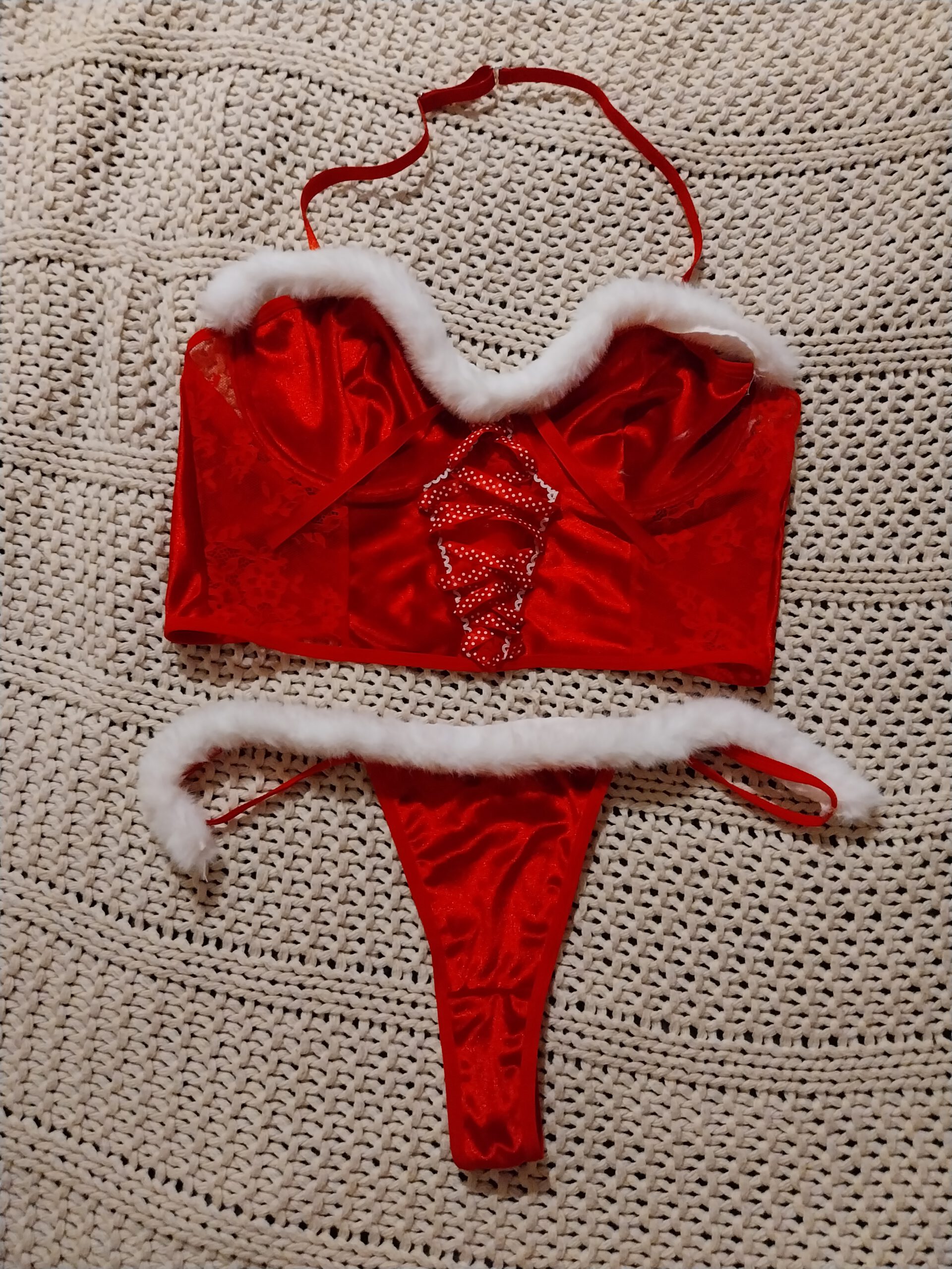 Kerst lingerie setje Slipjesmarkt