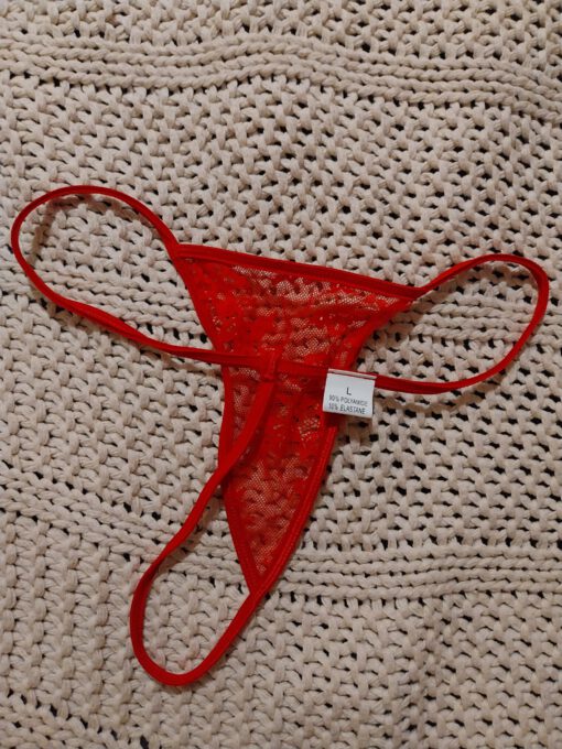 Kerst babydoll + string - Afbeelding 3