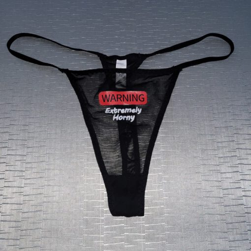 Zwarte string