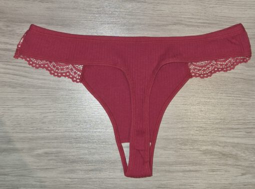 Bordeaux/rood String - Afbeelding 2