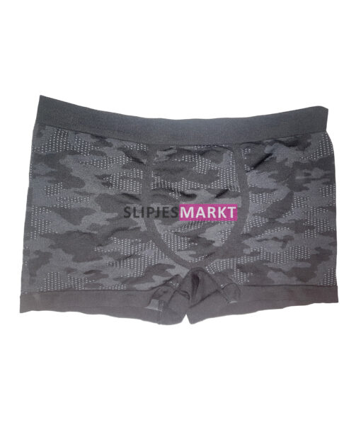 Donkere camo boxershort dunne stof