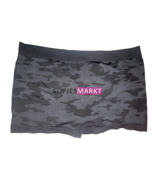 Donkere camo boxershort dunne stof - Afbeelding 2