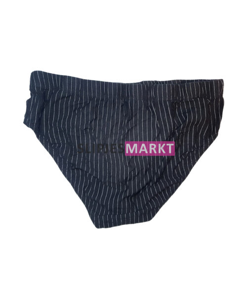Gedragen slip van Don Original - zwart met lijnen - Afbeelding 2