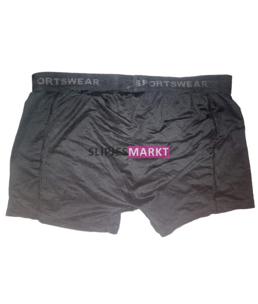 Gladde Sportswear boxer zwart - Afbeelding 2