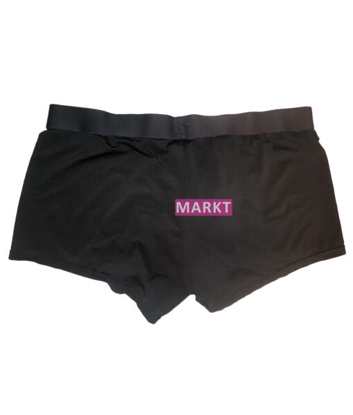 Gladde zwarte boxershort - Afbeelding 2