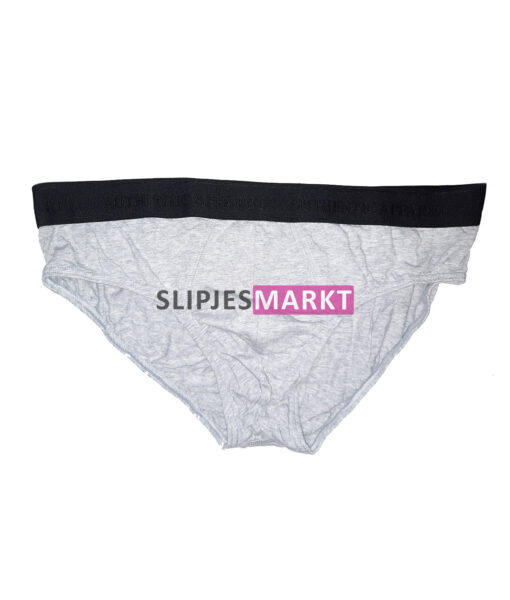 Grijze slip Authentic Apparel met zwarte boord