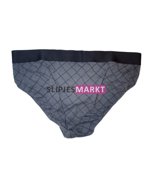 Luxe katoenen slip grijs met print - Afbeelding 2