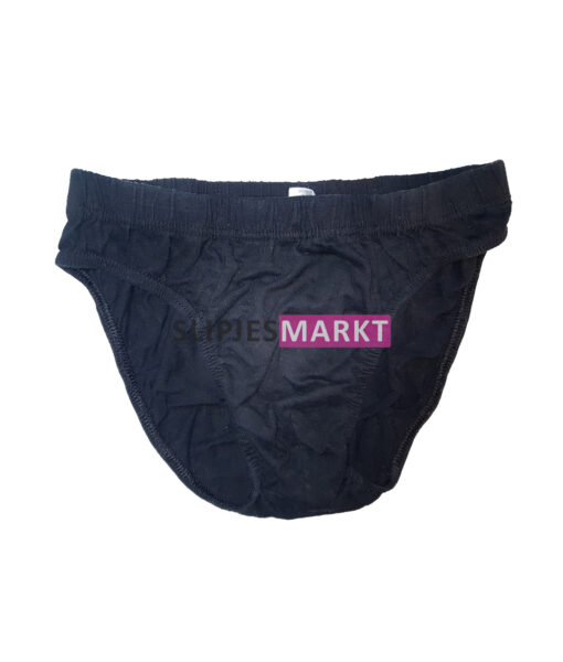 Standaard katoenen slip zwart