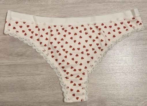 String met hartjes