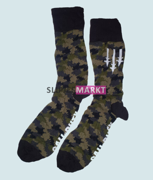 Gedragen COD camouflage sokken
