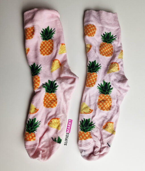 Roze ananas sokken