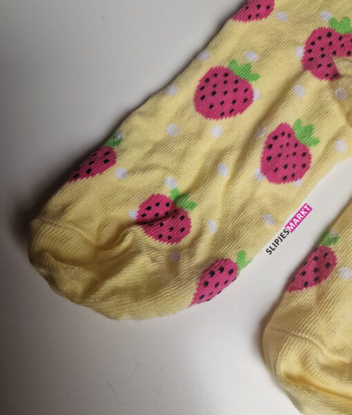Gele sokken met aardbeien - Afbeelding 2