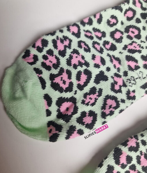 Groene panterprint enkelsokjes - Afbeelding 2
