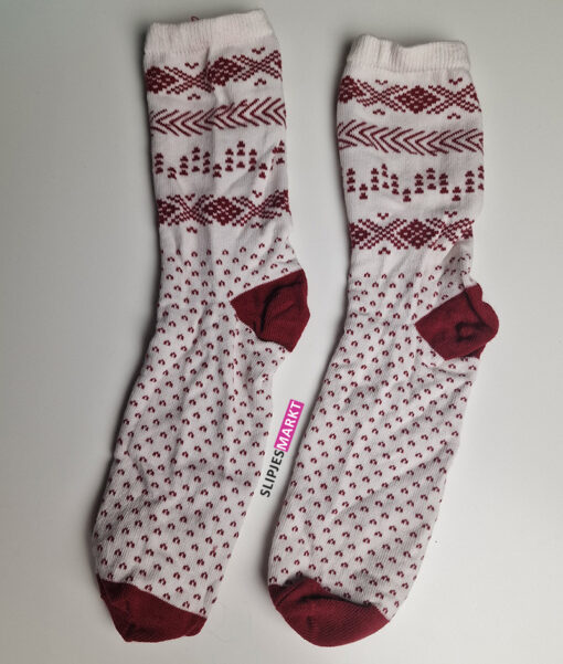 Sokken met winters printje