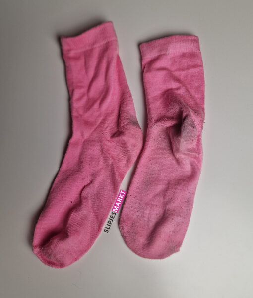 Vaak gedragen roze sokken