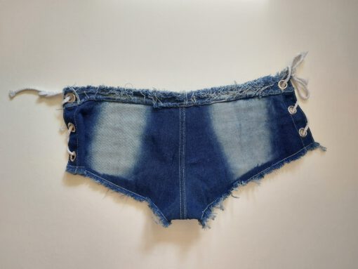 Korte denimshort - Afbeelding 2