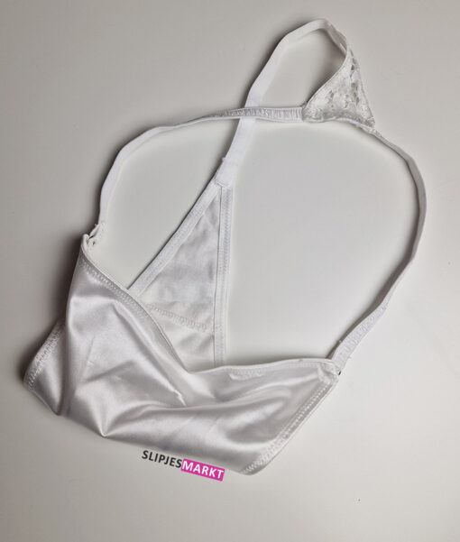 Witte satijnen string - Afbeelding 3
