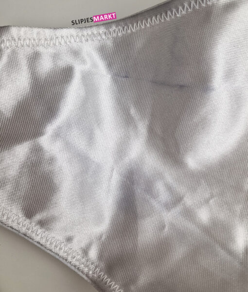 Witte satijnen string - Afbeelding 5