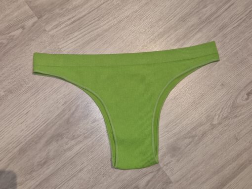Groene ribbel slip