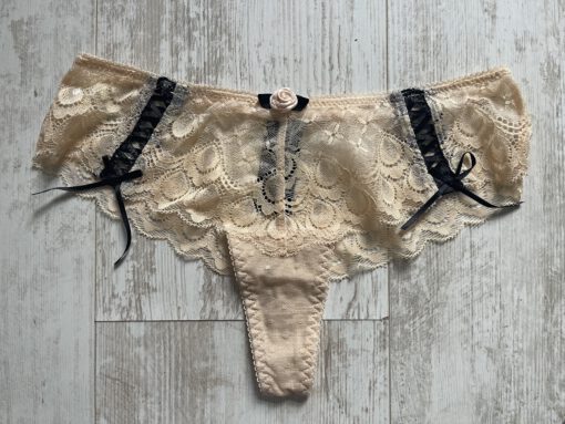 Beige string