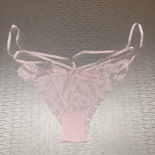 Roze slip met touwtjes - Afbeelding 2