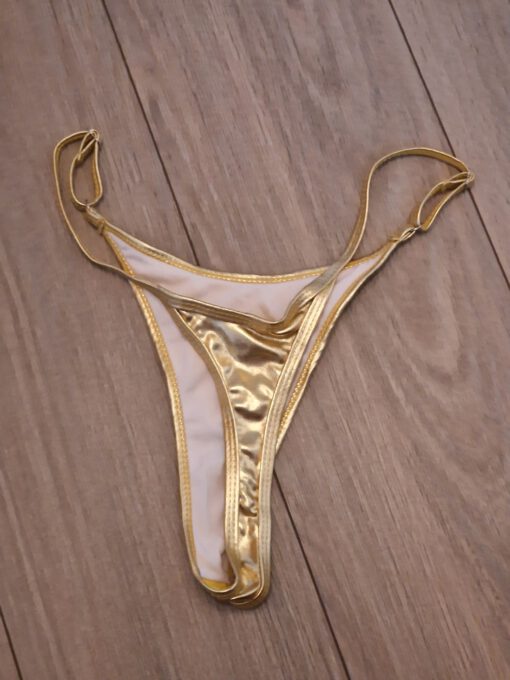 Gouden string metallic look - Afbeelding 2