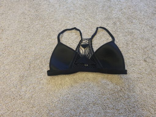 Zwarte bralette met kant op de achterkant - Afbeelding 2