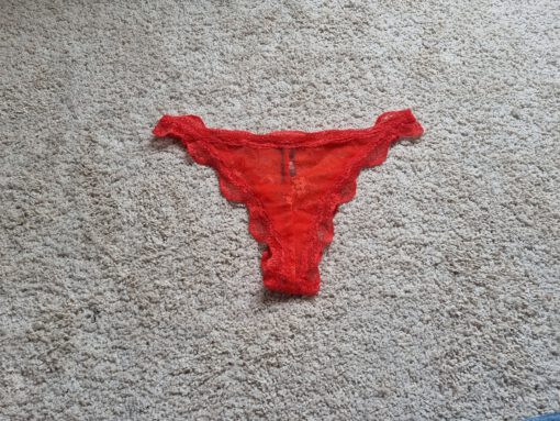 Rood kanten slipje