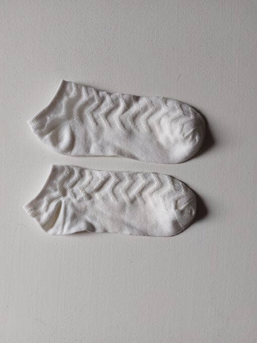 Witte enkel sokjes